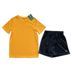 DSG Dicks Sporting Goods Movement Tee Yellow Score Apparel Black Shorts Size M